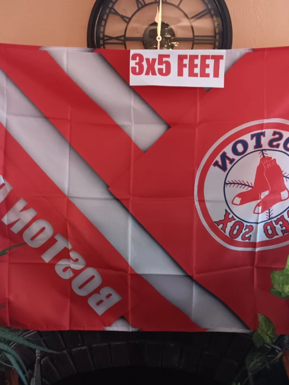 Boston Red Sox Diagonal 3x5 MLB Flags